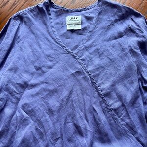 Flax Lavender Linen Top